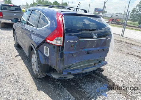 2013 Honda Cr-V Ex-L z USA, uszkodzony, nr VIN 2HKRM4H78DH678041